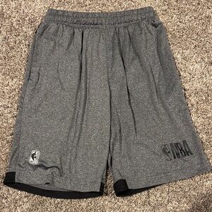 NBA Men’s Gray Performance Shorts
